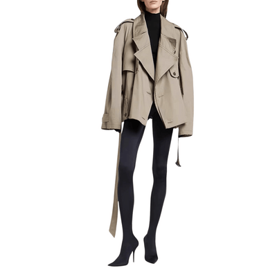 Short Oversized Trenchcoat