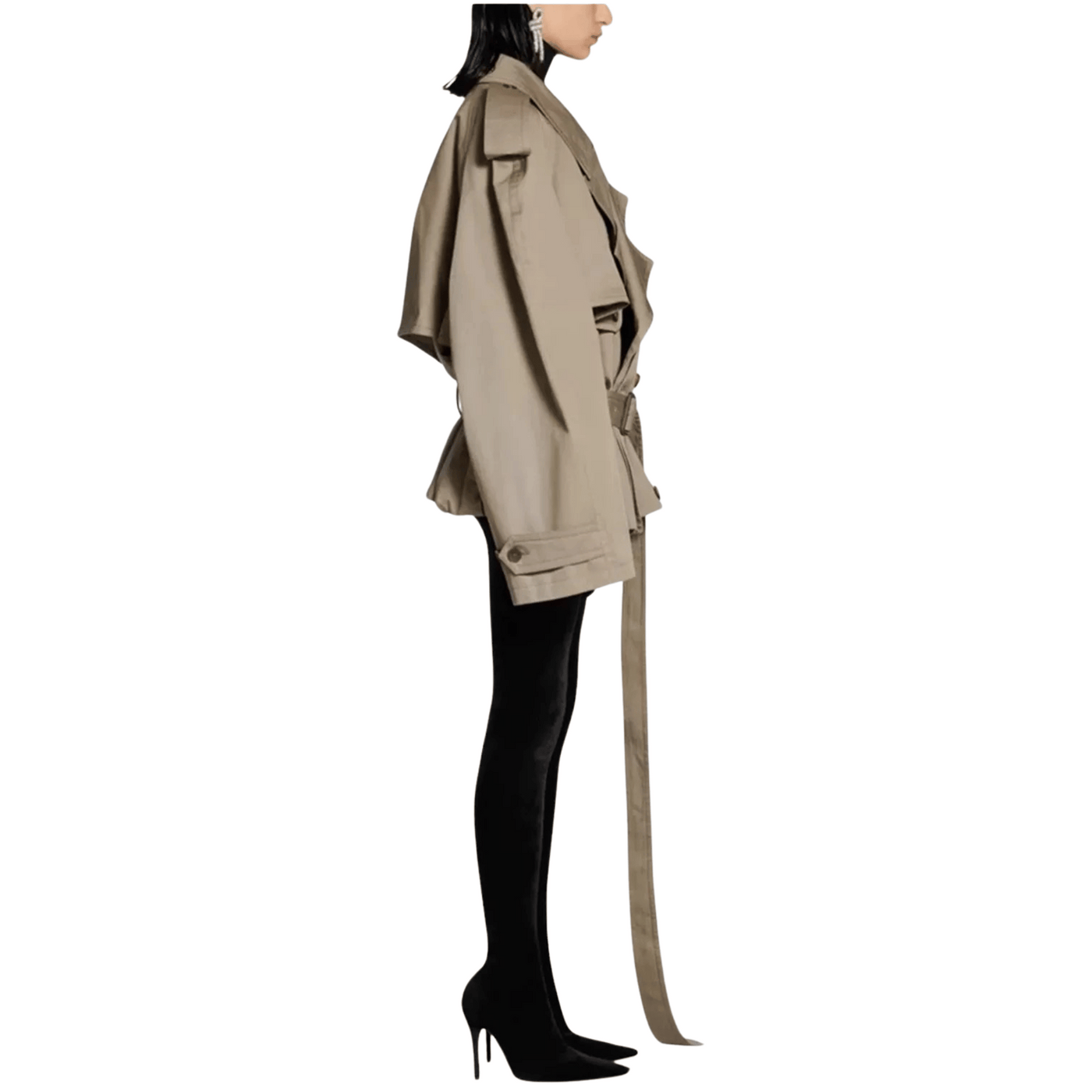 Short Oversized Trenchcoat