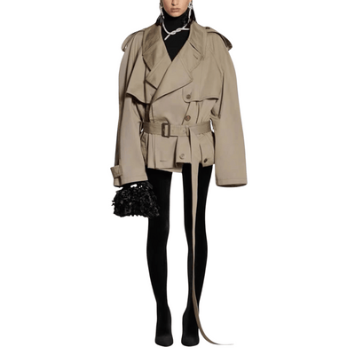 Short Oversized Trenchcoat