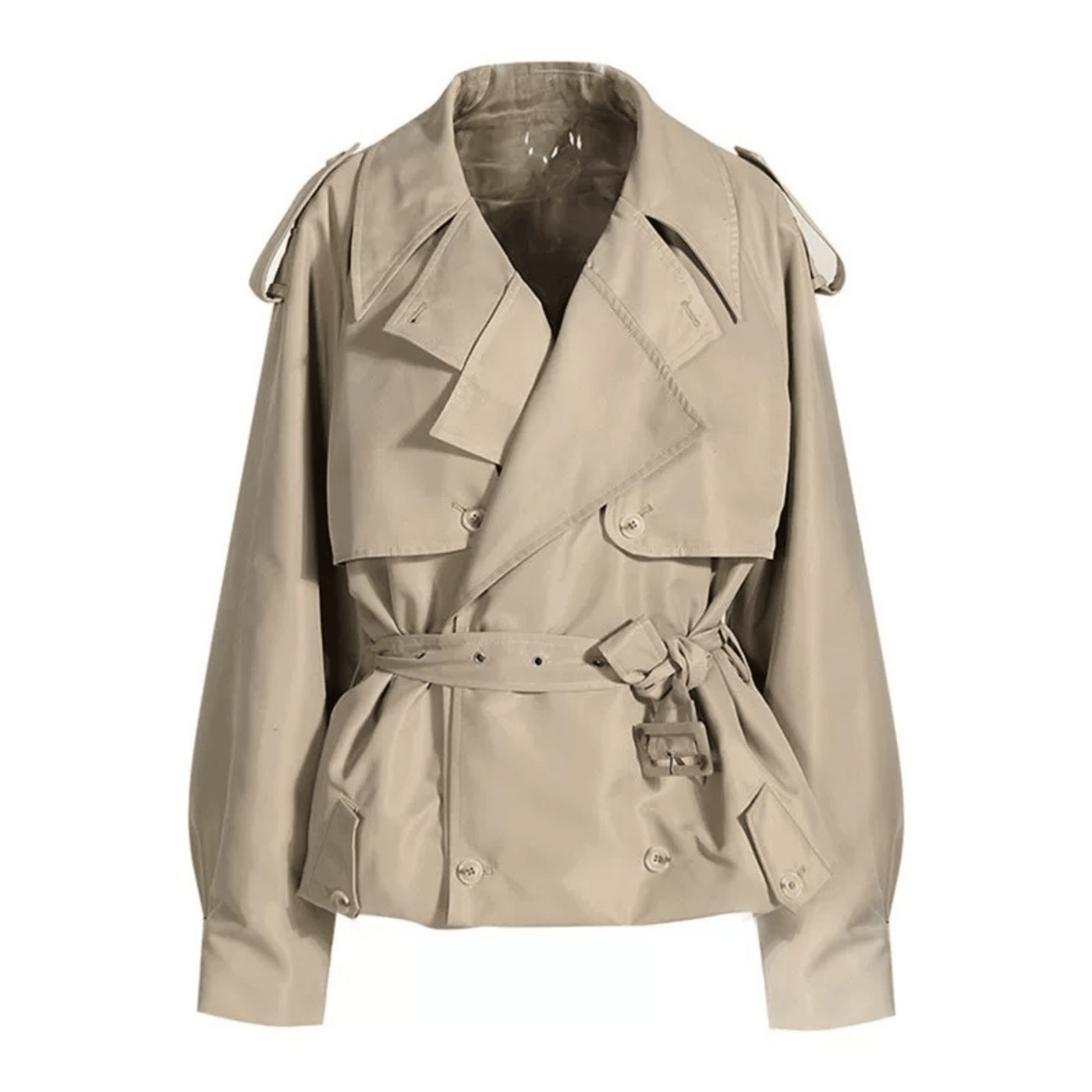 Short Oversized Trenchcoat